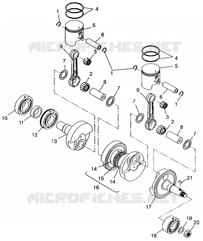 PISTON ET VILEBREQUIN