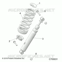 SUSPENSION AVANT SHOCK MOUNTING
