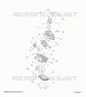 ENGINE, CRANKCASE AND VILEBREQUIN