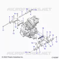 MOTEUR, MOUNTING &amp; LONG BLOCK