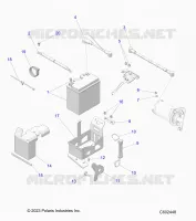 ELECTRICITE, BATTERY BOX ASM.