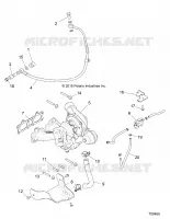 ENGINE, TURBO CHARGER MOUNTING