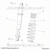 SUSPENSION ARRIERE SHOCK