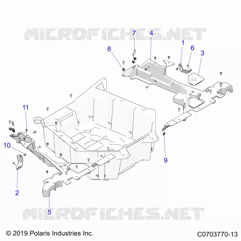 CARROSSERIE ARRIERE RACK, MOUNTING