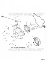 ENGINE, STATOR AND VOLANT MOTEUR
