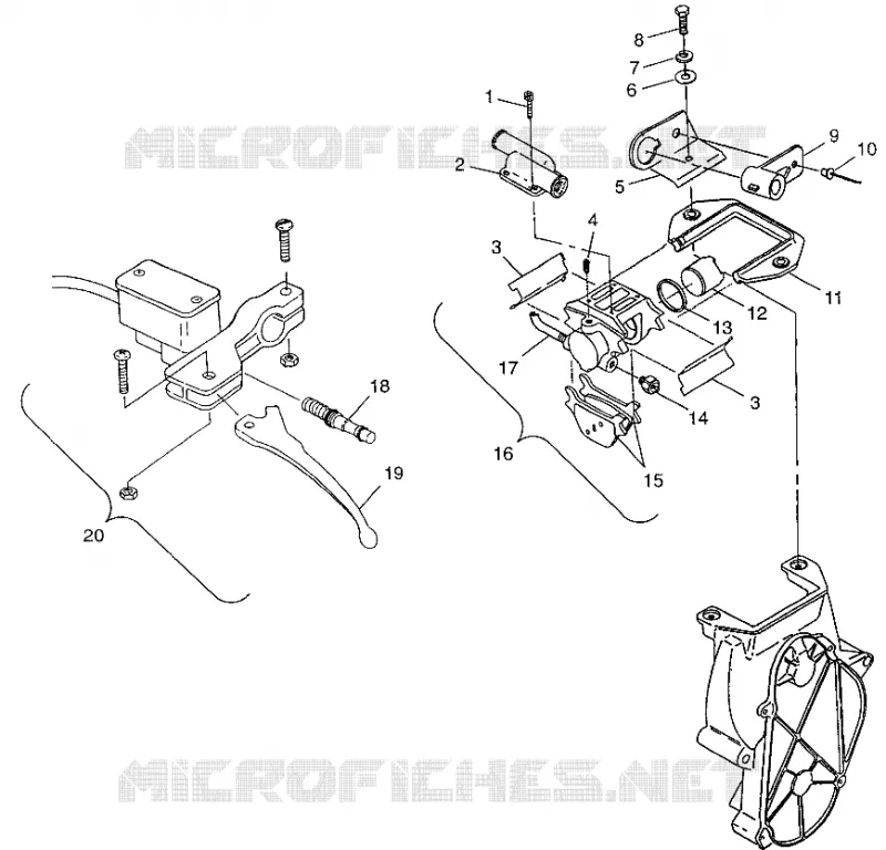 FREIN 440 XCR 0971660 (4937893789A014)