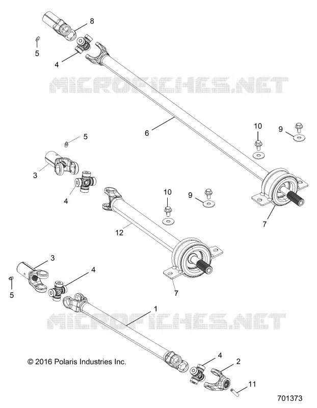 DRIVE TRAIN, ARBRE DE TRANSMISSION AVANT