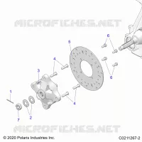 SUSPENSION AVANT HUB AND BRAKE DISC