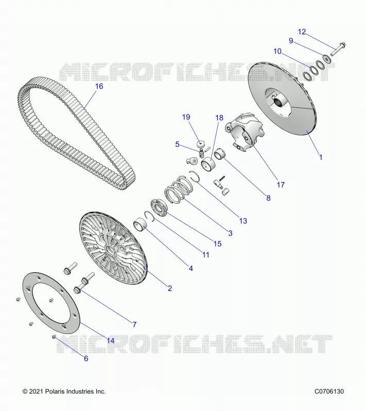 SYSTÃˆME DE TRANSMISSION, SECONDARY CLUTCH