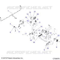 FAISCEAU ELECTRIQUE COMPONANTS- R20RSF99AV/BV (C700676)