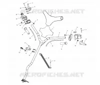 GUIDON ET COMMODOS - S00WB1AS (4956195619A011)  120 polaris-tout-terrain-atv-quad 2000 120 XCR 18902